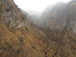 Vista verso valla de le Pelade